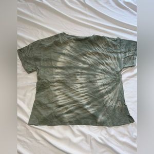 Time and Tru Green Tie Dye Shirt
